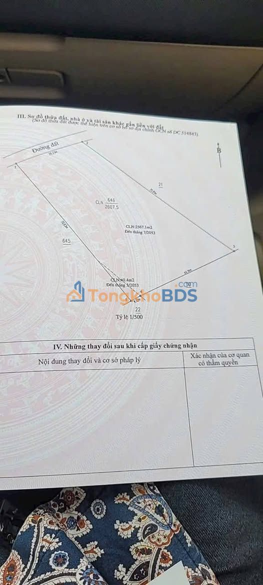 Đất Vĩnh Tân Tân Uyên 2607m² giá 9 tỷ - Tiềm năng đầu tư lớn!