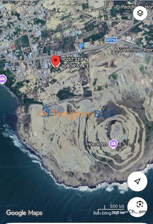 Đất nền Hòn Rơm Mũi Né 1800m² - Tiềm năng tăng giá