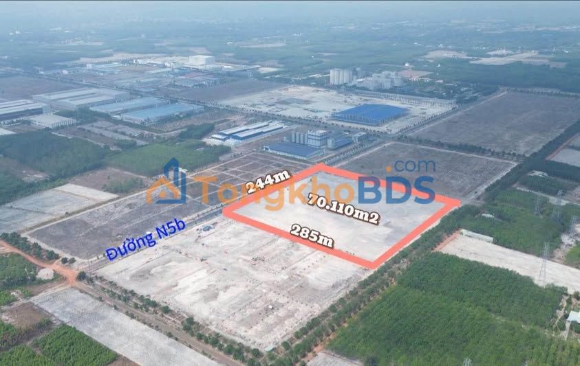 Đất công nghiệp BECAMEX Chơn Thành 7ha - Pháp lý rõ ràng