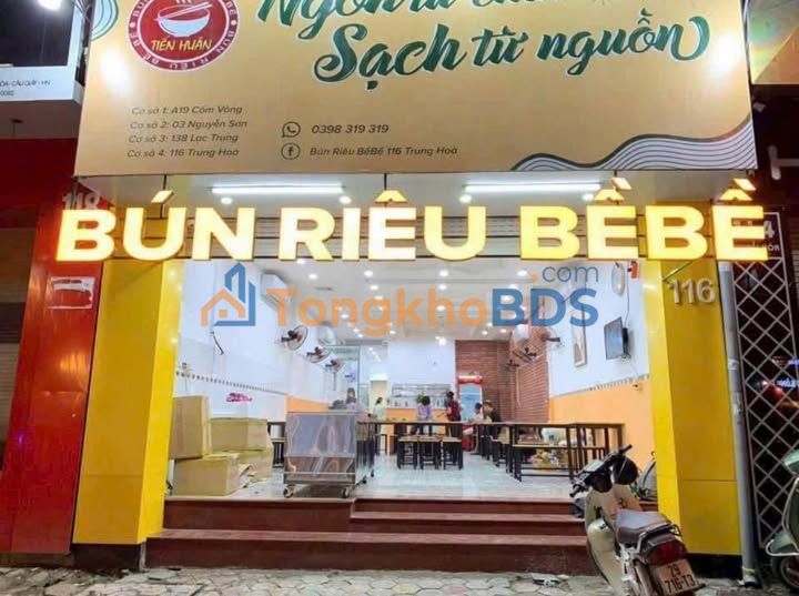 Mặt bằng kinh doanh Linh Đàm 138m² - Mặt tiền kinh doanh