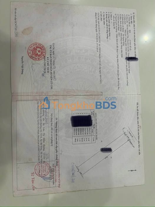 Đất nền An Nhơn Tây Củ Chi 966m² - Sổ đỏ chính chủ