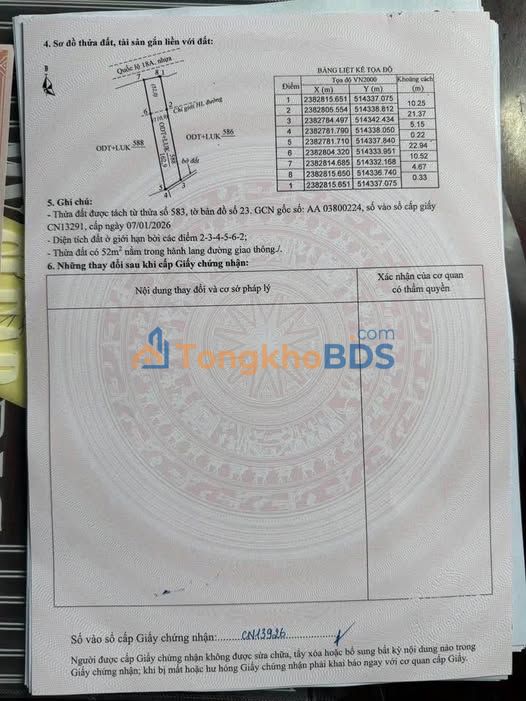 Đất nền Quốc Lộ 18A Quảng Yên 200m² giá hơn 1 tỷ - Tiềm năng tăng giá