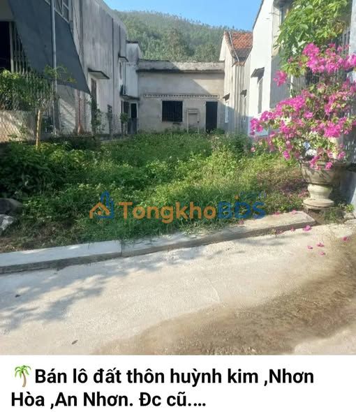 Đất nền Nhơn Hòa, An Nhơn 165m² giá 5xx triệu - Đường ô tô