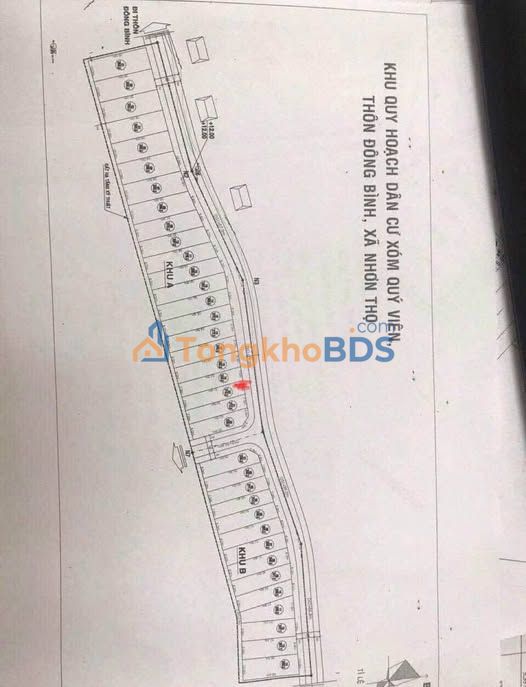 Đất nền Nhơn Hòa An Nhơn 218m² giá 6xx triệu - Sổ đỏ chính chủ!