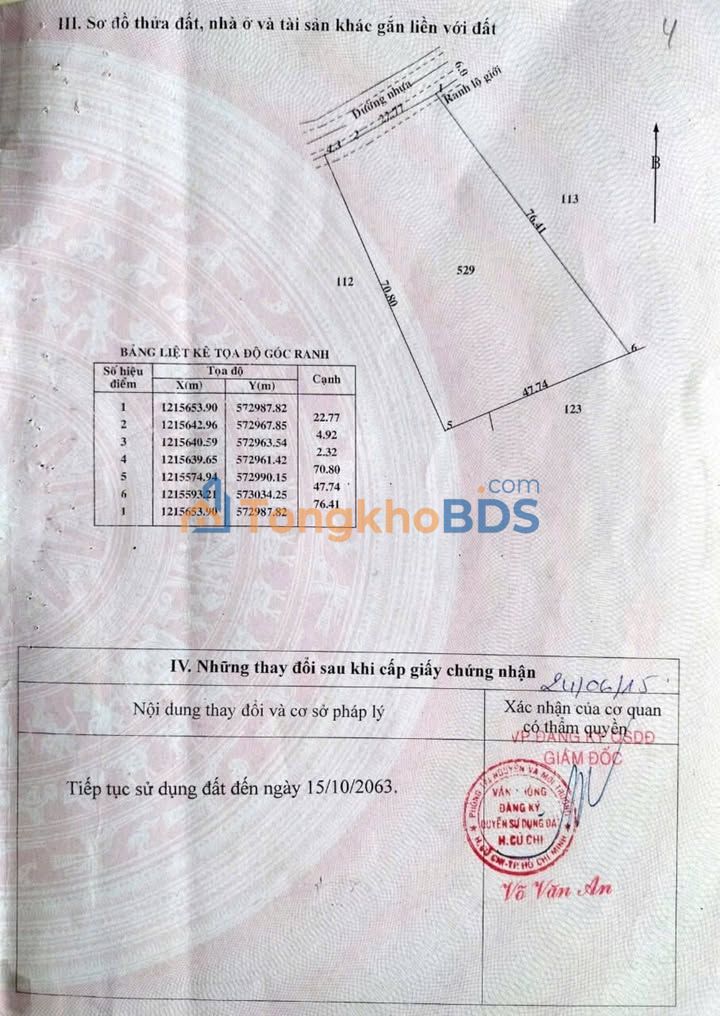 Đất nền Củ Chi 2.800m² giá 10 tỷ - Mặt tiền ô tô