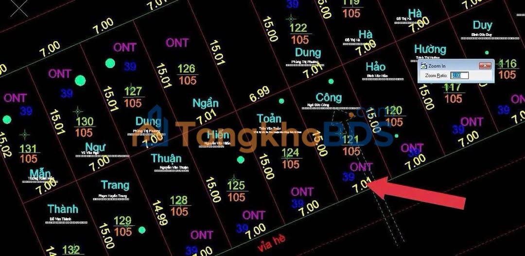 Đất đấu giá Khả Phong 105m² giá 2 tỷ - Pháp lý rõ ràng