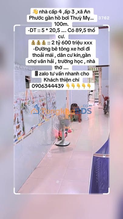 Nhà cấp 4 Phước Vĩnh An Củ Chi 102m² ô tô vào tận nhà