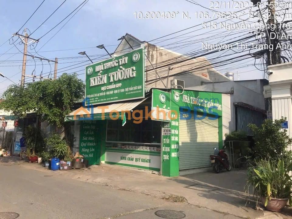 Nhà mặt tiền Đông Hòa Dĩ An 159m² – Mặt tiền kinh doanh