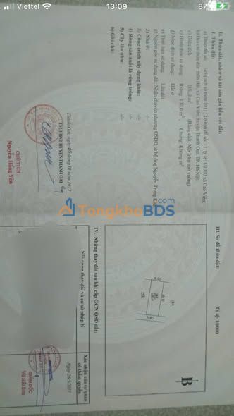 Đất nền Thôn Bãi Thanh Oai 100m² - Đường to ô tô