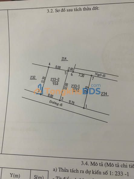 Đất nền Dân Hòa, Thanh Oai 93m² giá 372 triệu - Sổ đỏ chính chủ