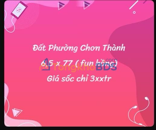 Đất nền Minh Thành Chơn Thành 500m² - Sổ hồng riêng