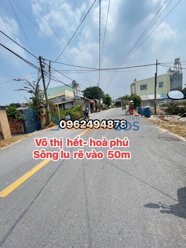 Đất nền Hòa Phú Củ Chi 120m² - Đất thổ cư 100%
