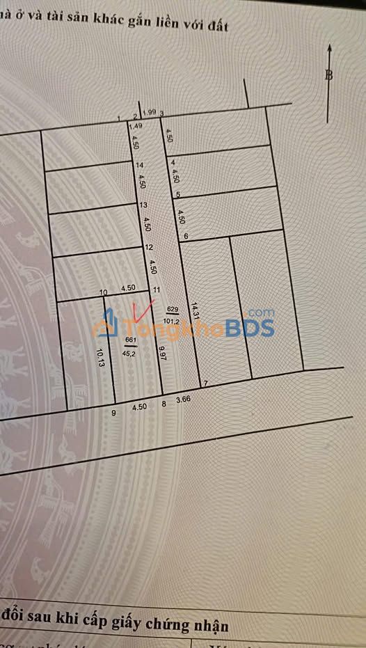 Đất nền Vin Olimpic Chương Dương 45m² - Sổ đỏ chính chủ