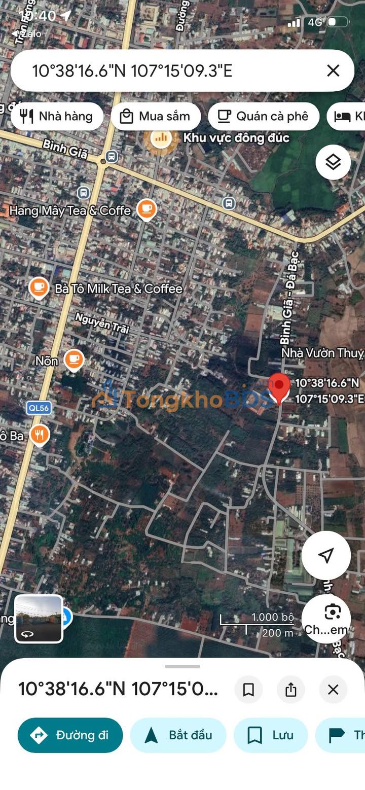 Đất nền Bình Giã Ngãi Giao 7.500m² - Tiềm năng tăng giá