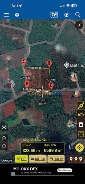 Đất vườn Tân Hà Lâm Hà 5,4 sào - Nghỉ dưỡng lý tưởng