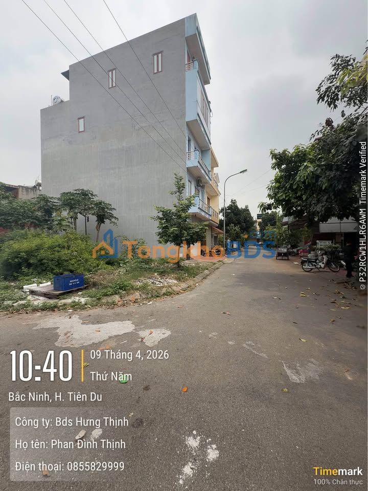 Đất nền góc Hoàn Sơn Tiên Du 110m² - Sổ đỏ chính chủ
