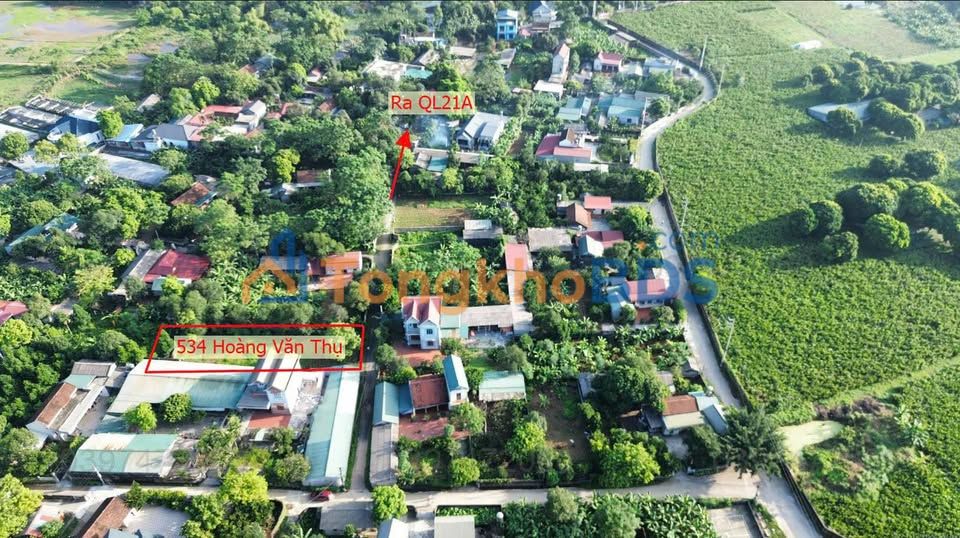 Đất nền Hoàng Văn Thụ Chương Mỹ 534m² - Đường ô tô 5m