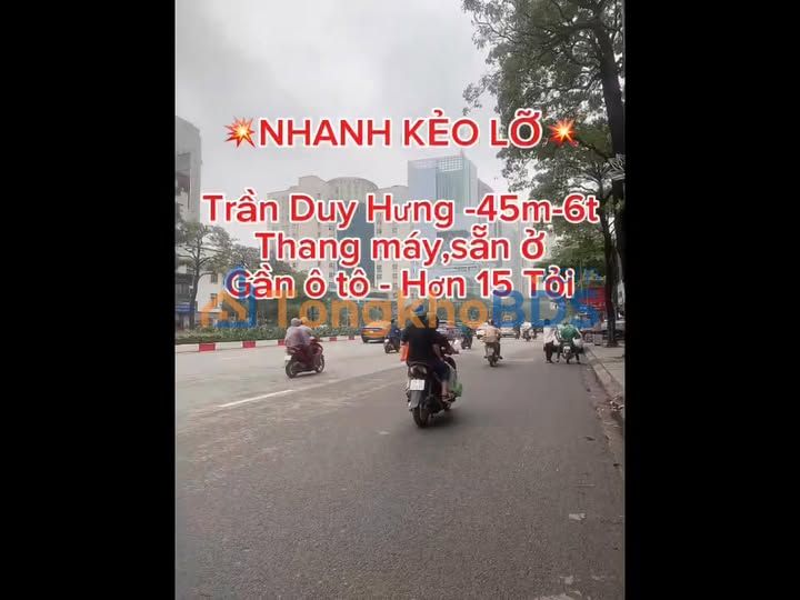 Nhà riêng Trần Duy Hưng 45m² 15 tỷ - Vị trí đẹp hiếm có!