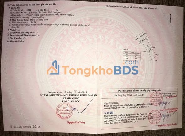 Đất nền KDC Mỹ Lệ Long An 90m² giá 600 triệu - Đường to ô tô