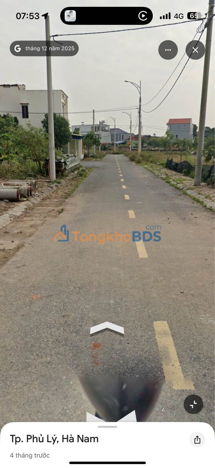 Đất nền Lam Hạ, Phủ Lý 50m² giá 2.25 tỷ - Sổ đỏ chính chủ