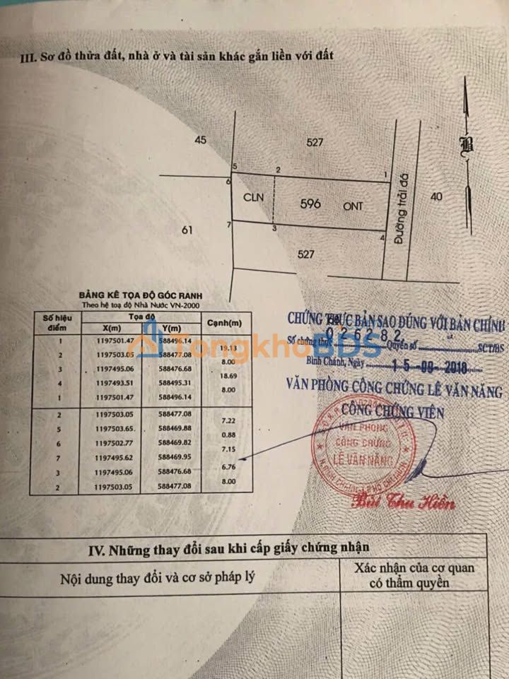 Đất thổ cư Vĩnh Lộc A 200m² giá 4 tỷ - Sổ đỏ chính chủ