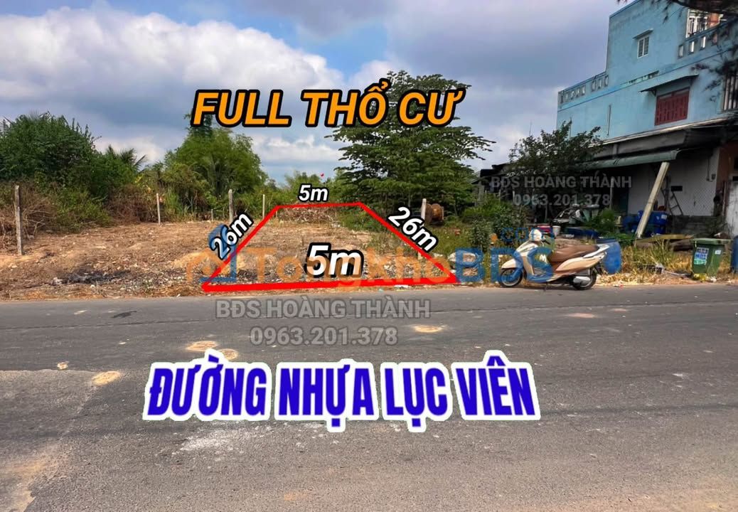 Đất nền Nhựa Lục Viên 130m² - Đất thổ cư 100%