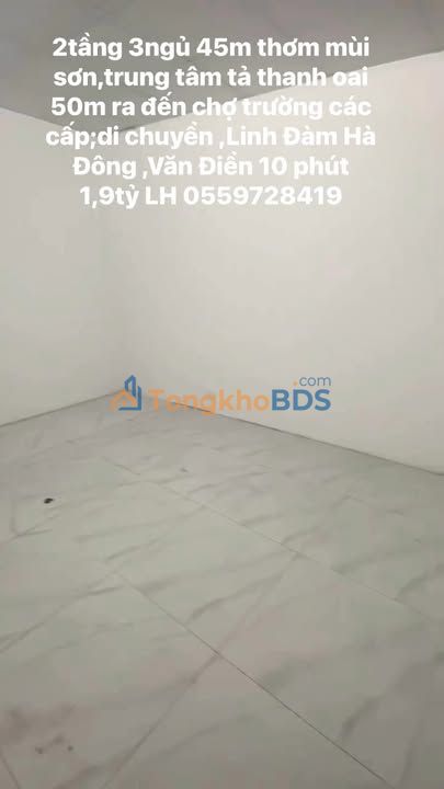 Nhà 2 tầng Tả Thanh Oai 1,9 tỷ - Ô tô đỗ cửa