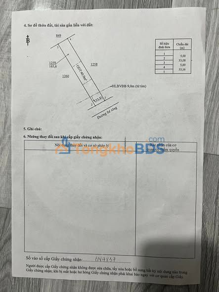 Đất nền Trung Lợi Chơn Thành 165m² - Pháp lý rõ ràng