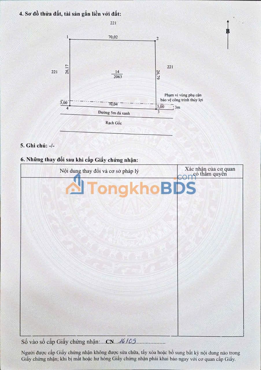 Đất vườn thổ cư Bến Lức 16000m2 sinh thái xanh
