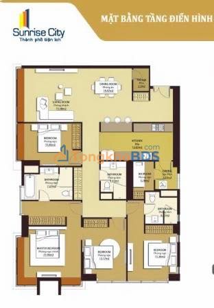 Căn hộ Sunrise City South Quận 7 162m² 13 tỷ - Sổ hồng sẵn!