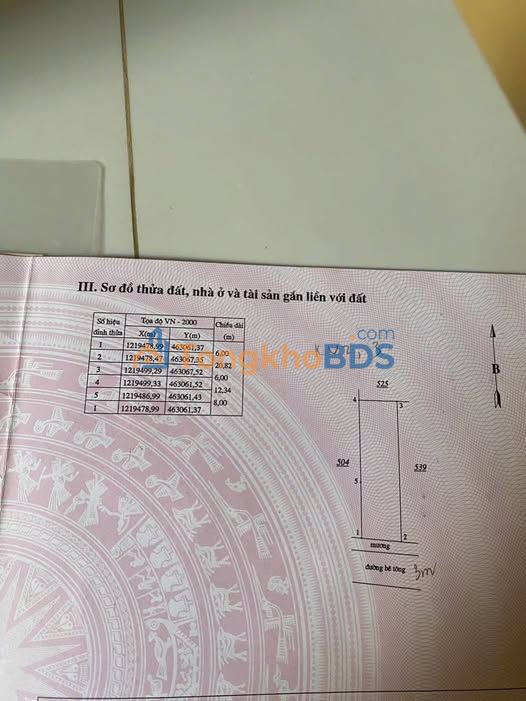 Đất thổ cư Hàm Đức 4 123m² 750 triệu - Đường to ô tô