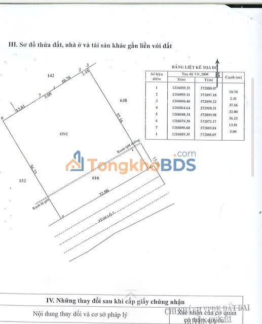 Đất nền Thái Mỹ Củ Chi 1184m² - Sổ đỏ chính chủ TL7