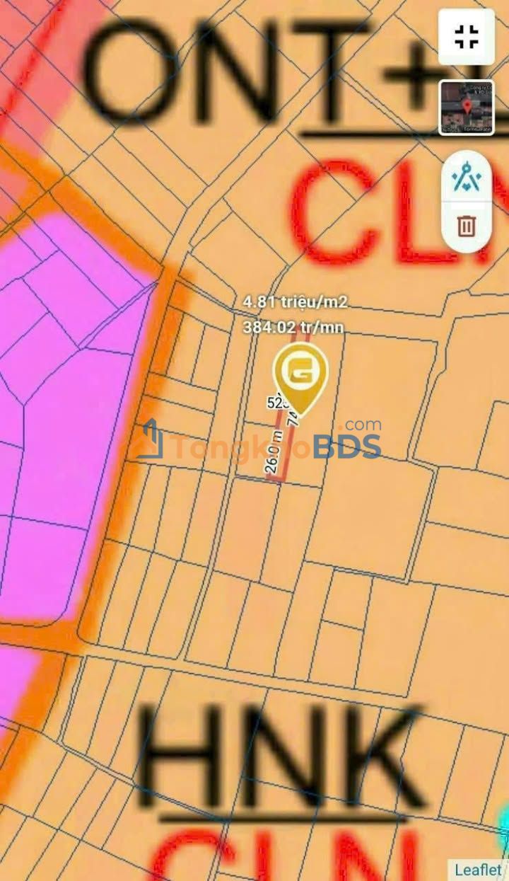 Đất vườn Trung An Củ Chi 520m² giá 1.1 tỷ - Giá đầu tư tốt