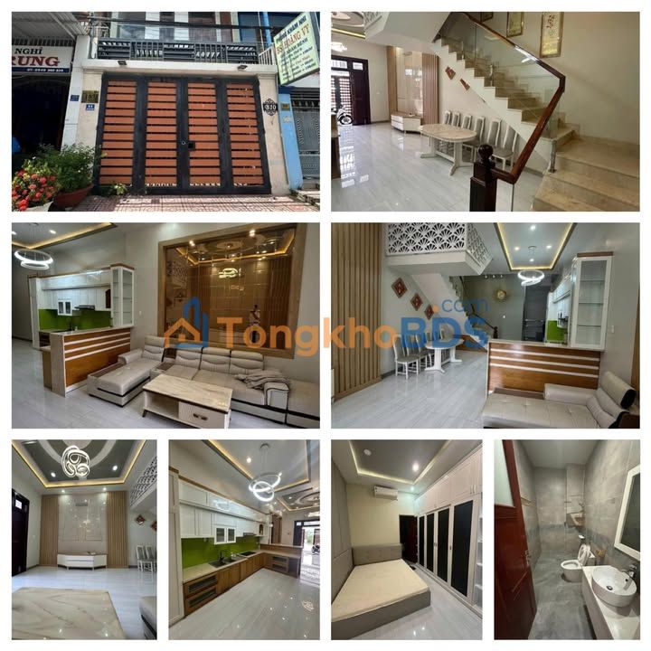 Nhà 1 trệt 2 lầu Phú Thủy Phan Thiết 100m² full nội thất