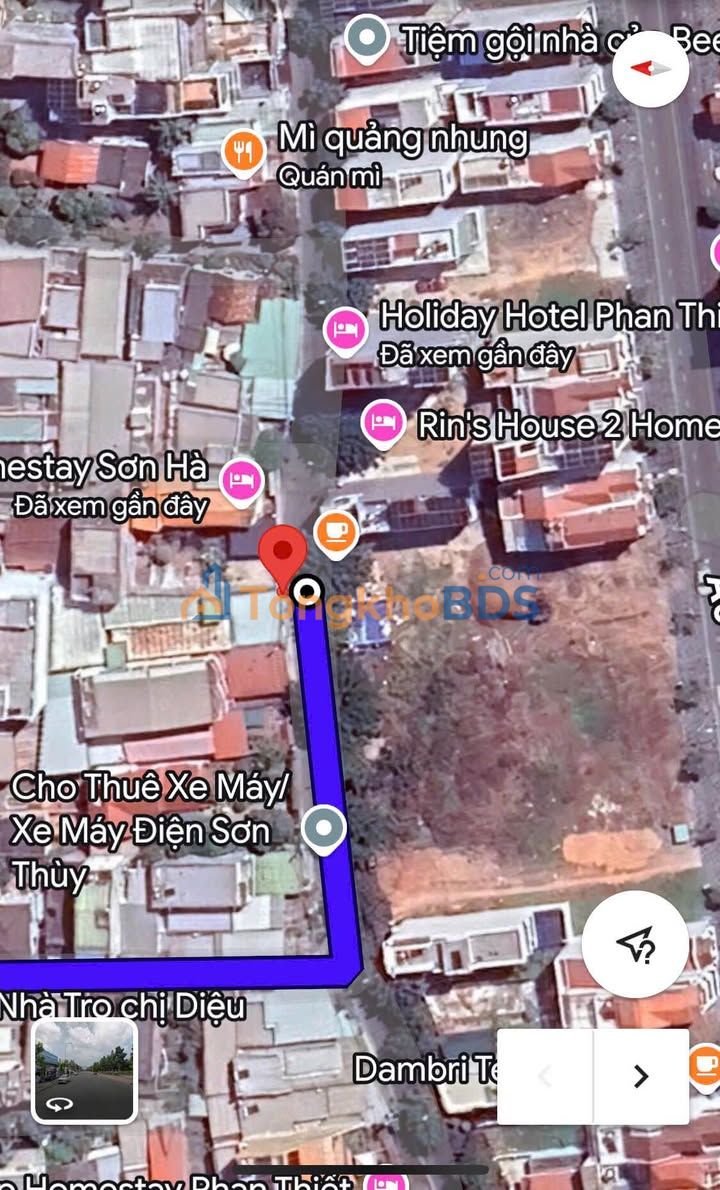 Bán Đất Mặt Tiền Nguyễn Trãi, Phan Thiết 99m² - Sổ Đỏ Sẵn Sàng