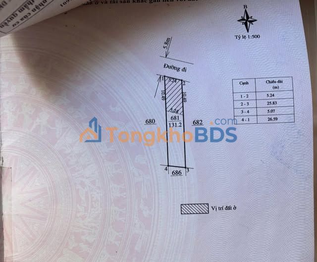 Đất nền Liên Nghĩa 131m² giá 1,3 tỷ - Hạ tầng hoàn thiện