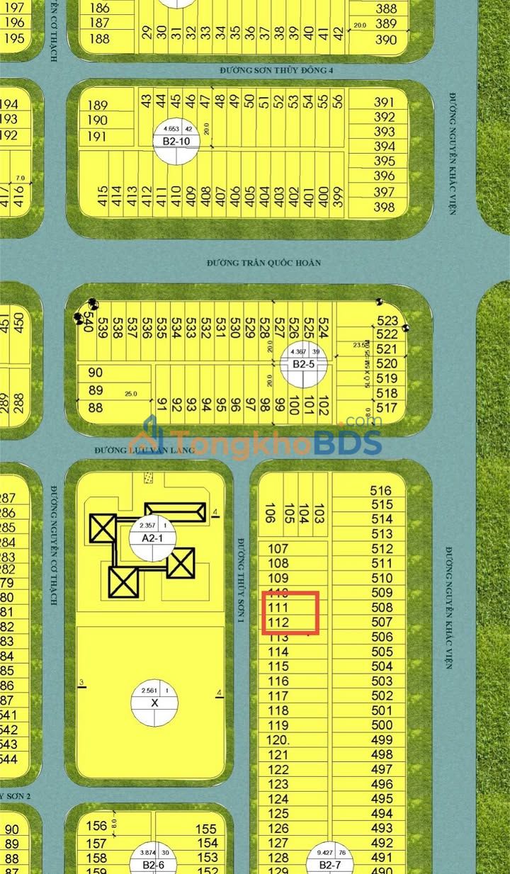 Đất nền Thủy Sơn 1 118m² giá 8.2 tỷ - Tiềm năng tăng giá
