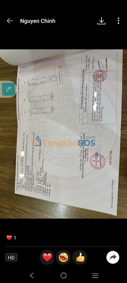 Nhà riêng Phan Thanh Sơn Trà 126m² giá 12 tỷ - Vị trí đẹp!