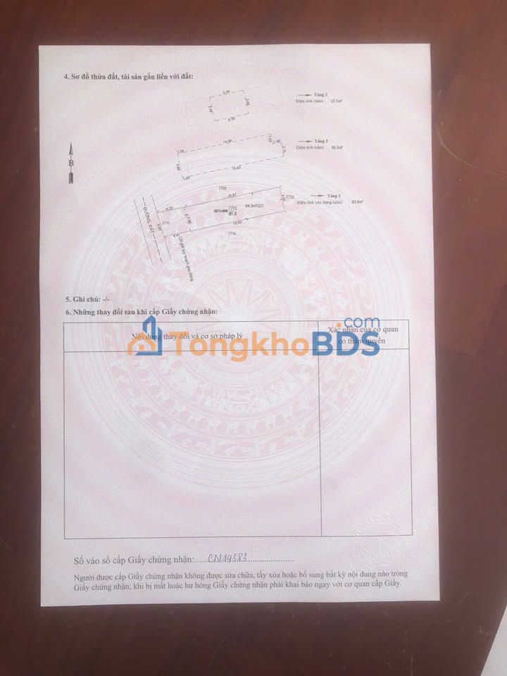 Nhà riêng Tân Đông Hiệp 82m² ô tô vào tận nhà