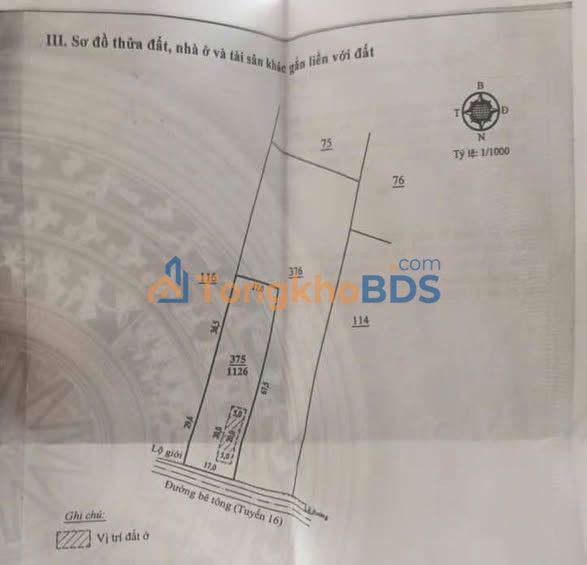 Đất nền D'Ran 1190m² - Sổ đỏ chính chủ