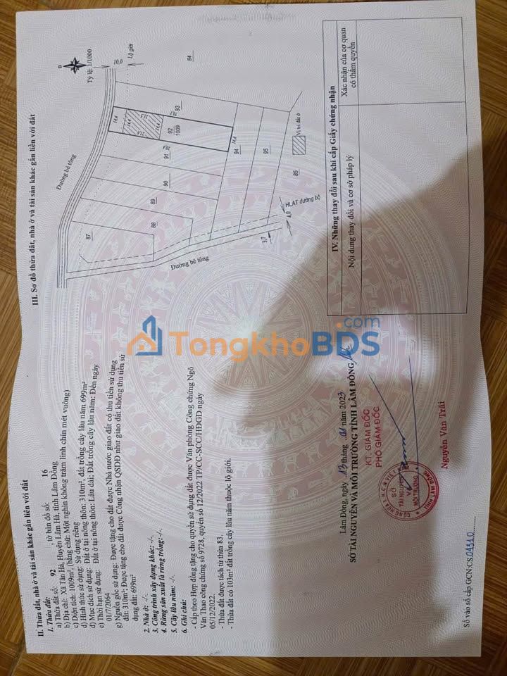 Đất nền Lâm Hà, Lâm Đồng 200-400m² thổ cư - Sổ đỏ chính chủ