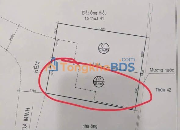 Đất liên kế Phường 4 Đà Lạt 57m² giá 2.8 tỷ - Sổ hồng sẵn