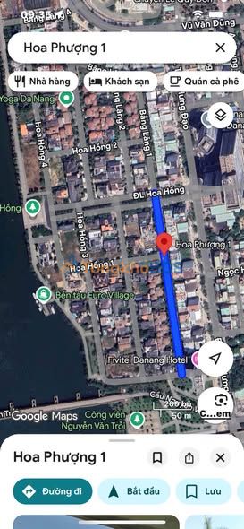 Đất mặt tiền Euro Villa 1 Sơn Trà 100m² 22 tỷ - Vị trí đắc địa