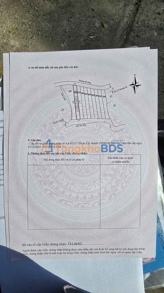 Đất nền Tân Văn Lâm Hà 25.000m² giá 390 triệu - Sổ đỏ chính chủ