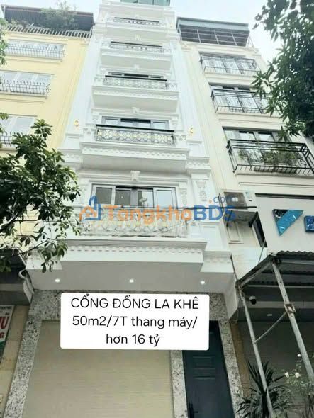 Nhà 7 tầng La Khê Hà Đông 55m² ô tô vào nhà, full nội thất
