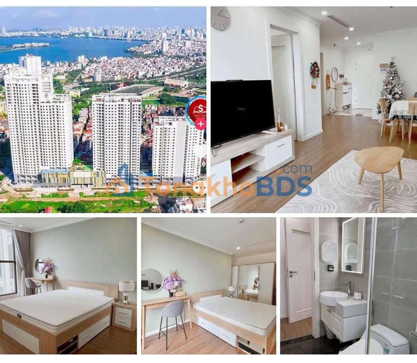 Căn hộ Kosmo Tây Hồ 92m² view đẹp, full nội thất