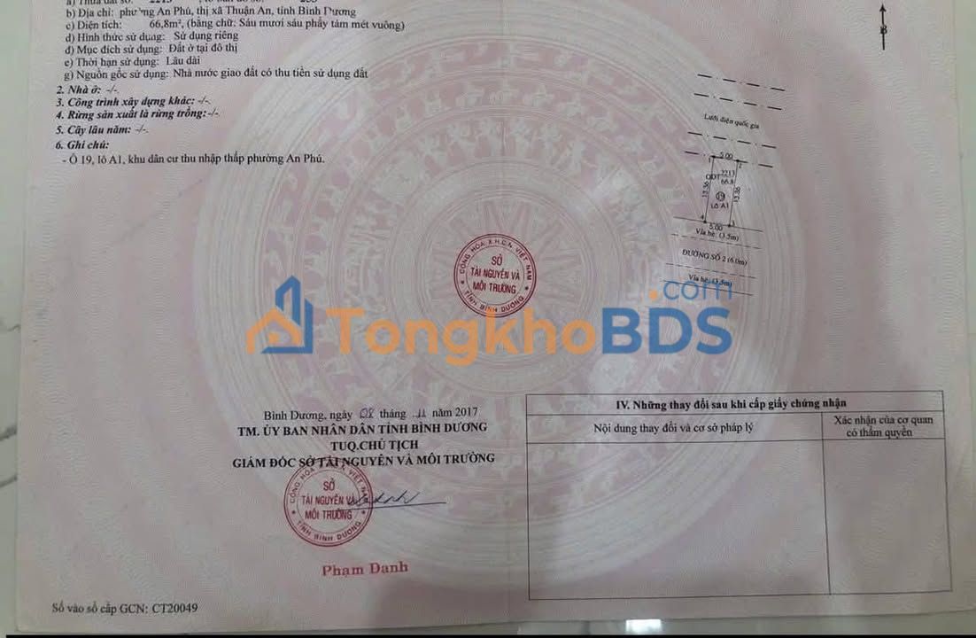 Nhà riêng An Phú, TP. Thủ Đức 67m² giá 2.2 tỷ - Sổ hồng sẵn