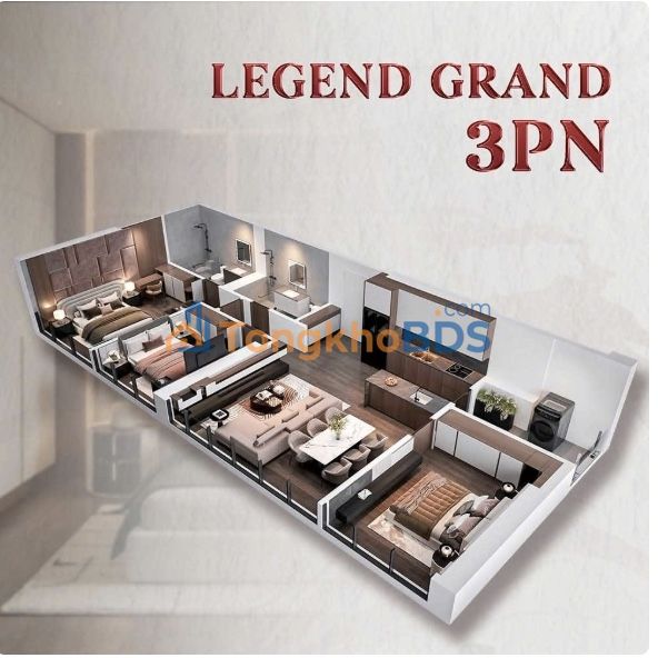 Căn hộ Sunshine Legend City 109m² 6.2 tỷ - View nội khu