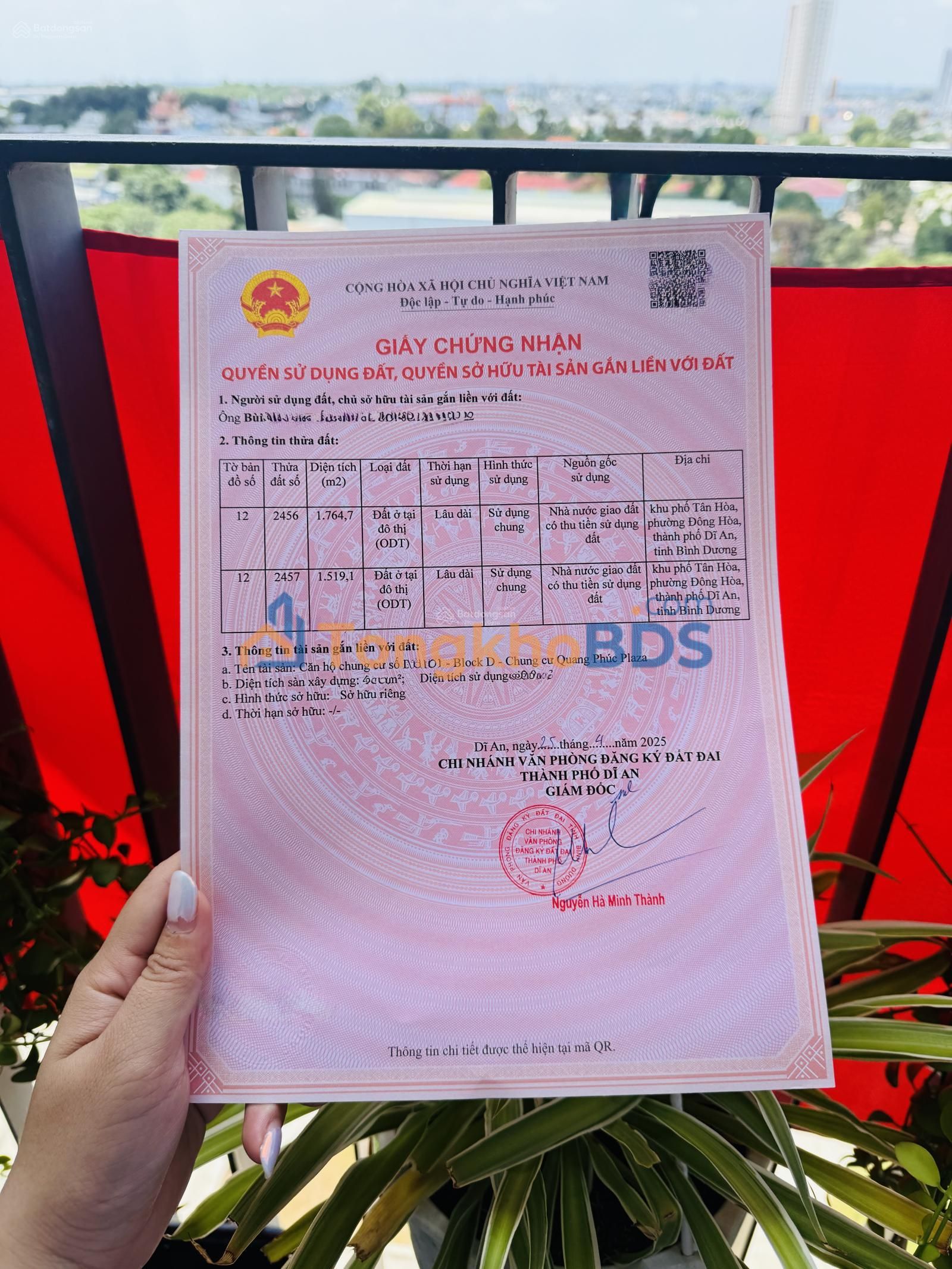 Căn hộ Bcons Plaza Dĩ An 52m² giá 2.25 tỷ - Sổ hồng sẵn, ở ngay!