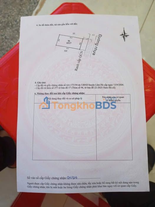 Đất nền Nam Ban, Lâm Hà 800m² giá 5 tỷ - Giá tốt hiếm có!